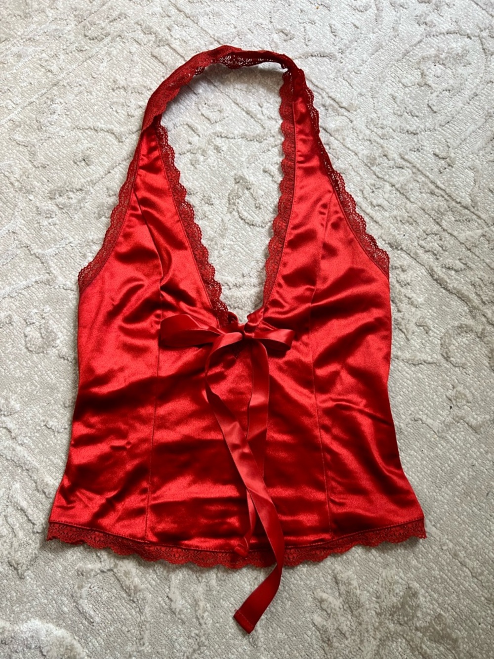 satin halter top